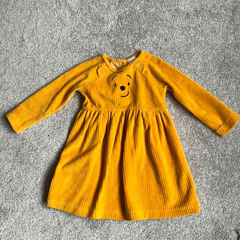 2T Hanna Anderson corduroy Winnie the Pooh dress